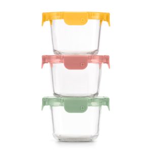 Color Lock? Glass 2 Cup Round 6pc Set