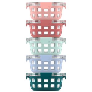 Duraglass? Round Meal Prep Containers. Set of 5